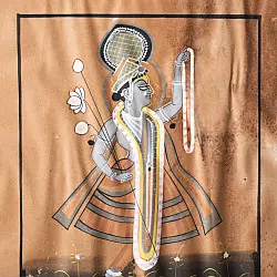 Memory Lines | Indian Antique Painting | Yamuna ji  ( With Frame) 