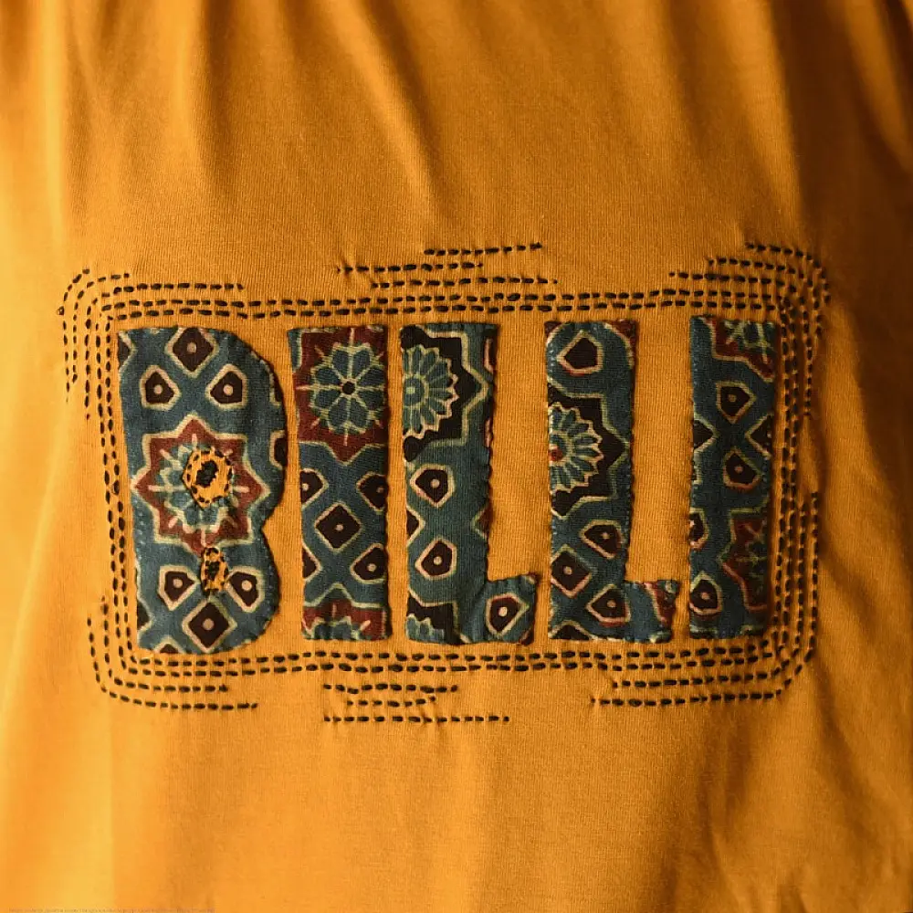 buy Handcrafted Embroidered and Patchwork unisex Tshirt - 