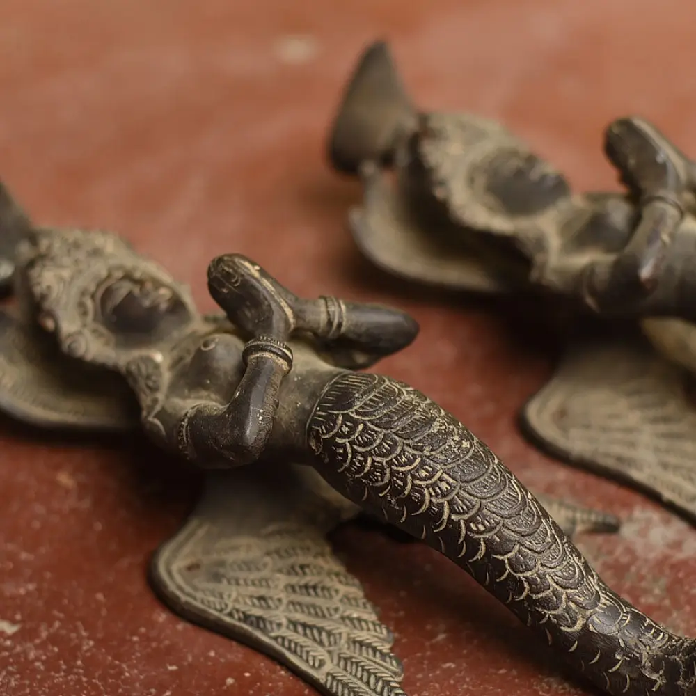 Shop Antique from Khajuraho Brass Door Handles