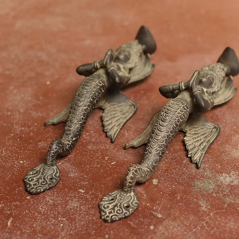Shop Antique from Khajuraho Brass Door Handles