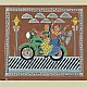 shop Mandana Art - Painting ~ Bike Rider ( 16 x 20 inch)
