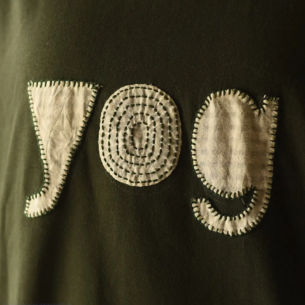 buy Handmade patchwork Tshirt - yog