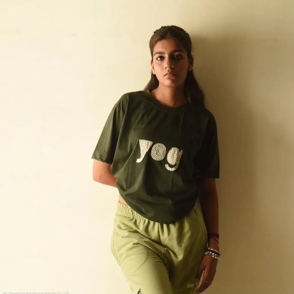 buy Handmade patchwork Tshirt - yog