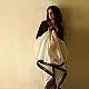 Loom & Light - Handloom Cotton Skirt ~ White