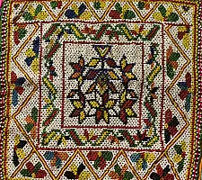  प्राचीन | Gujarati Vintage Bead Hanging  (22 x 22 inch)