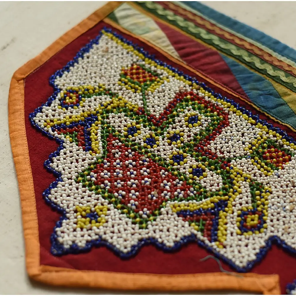 Gujarati Vintage Bead Toran Ganesha 