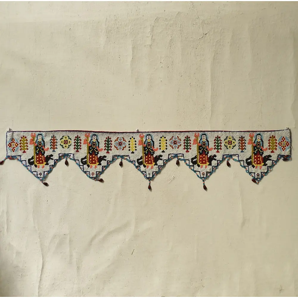 Gujarati Vintage Bead Toran Devi 