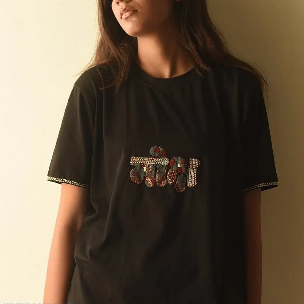 buy Handmade unisex Applique Tshirt - 