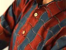 Itr . इत्र ✩ Ajrakh Pure Cotton Shirt - 01
