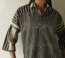 Itr . इत्र ✩ Ajrakh Pure Cotton Shirt - 02