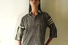 Itr . इत्र ✩ Ajrakh Pure Cotton Shirt - 02