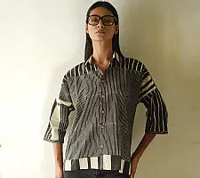 Itr . इत्र ✩ Ajrakh Pure Cotton Shirt - 02