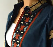 Itr . इत्र ✩ Ajrakh Block Printed - Pure Cotton Shirt - 03