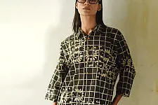 Itr . इत्र ✩ Ajrakh Printed Pure Cotton Shirt - 04