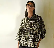 Itr . इत्र ✩ Ajrakh Printed Pure Cotton Shirt - 04