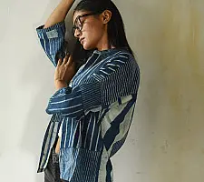 Itr . इत्र ✩ Ajrakh Prints ~ Pure Cotton Shirt - 05