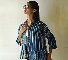 Itr . इत्र ✩ Ajrakh Prints ~ Pure Cotton Shirt - 05