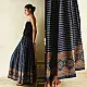 shop Ajrakh Prints Long Skirt / Ghagra With Natural Dyed