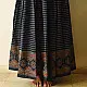 shop Ajrakh Prints Long Skirt / Ghagra With Natural Dyed