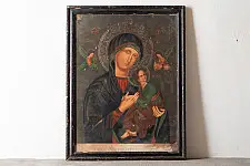 Memory Lines | Antique Print | Our Lady of Perpetual Help