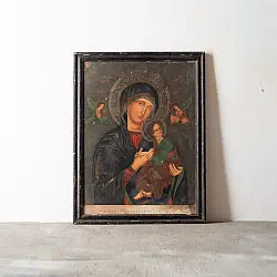 Memory Lines | Antique Print | Our Lady of Perpetual Help