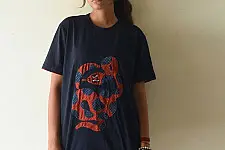 Handmade Applique Tshirt | Nagraj (Two Color Options )