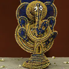 Dhaana Murti . Paddy Craft | Ganeshji  (Blue)