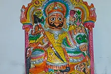 Molela | Mitti Ki Murti - Handmade Terracotta Plaques - Shivaji