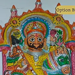 Molela | Mitti Ki Murti - Handmade Terracotta Plaques - Shivaji