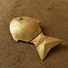 Ahar ✽ Brass - Fish Platter