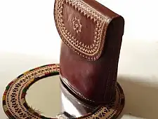 Be Nomadic ~ Kutchi Leather Sling Handbag - Brown