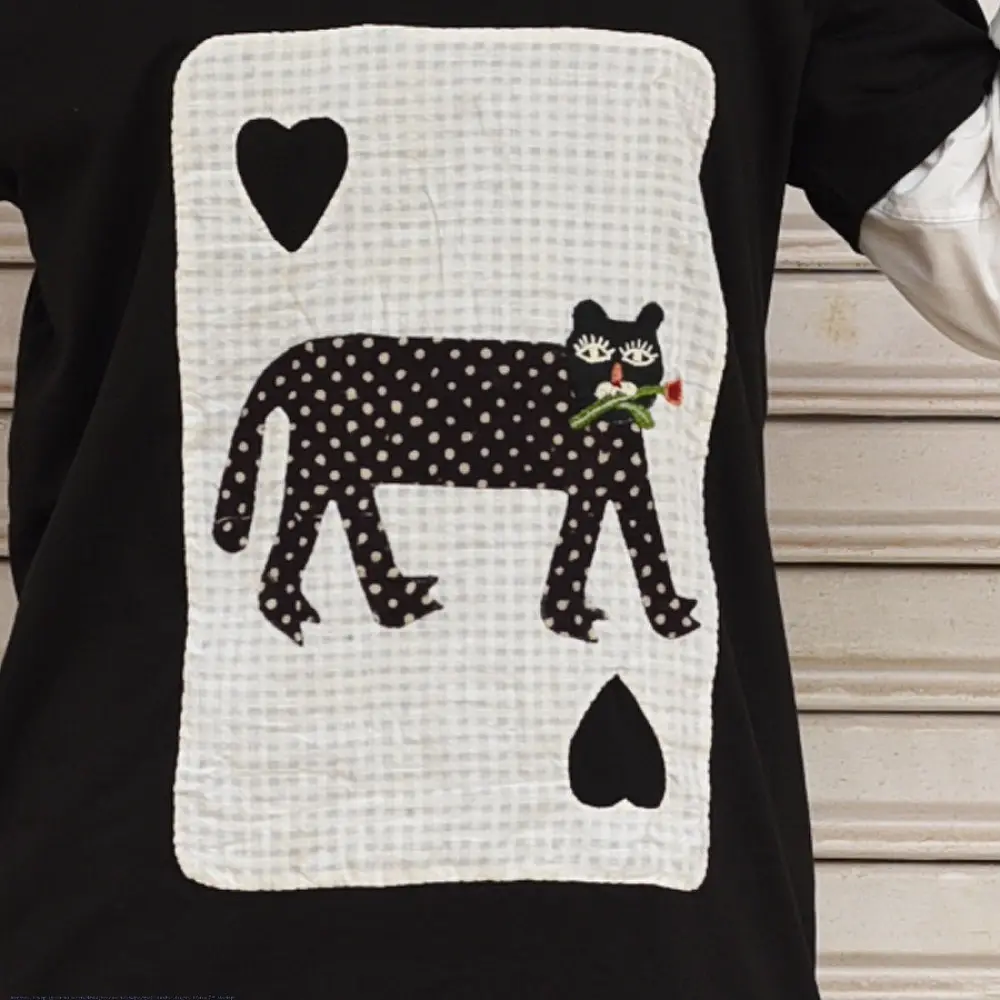 buy Handcrafted Tshirt Big Cat