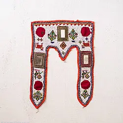 Prachin . प्राचीन ❦ Handmade Antique Bead Work  ~ Wall Hanging Toran