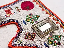 Prachin . प्राचीन ❦ Handmade Antique Bead Work  ~ Wall Hanging Toran