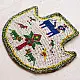 Handmade Antique Bead Work - Fan