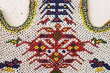 Prachin . प्राचीन ❦ Handmade Antique Bead Work  ~ Vinjano / Fan