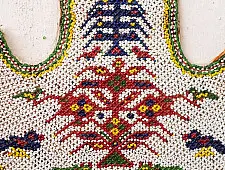 Prachin . प्राचीन ❦ Handmade Antique Bead Work  ~ Vinjano / Fan