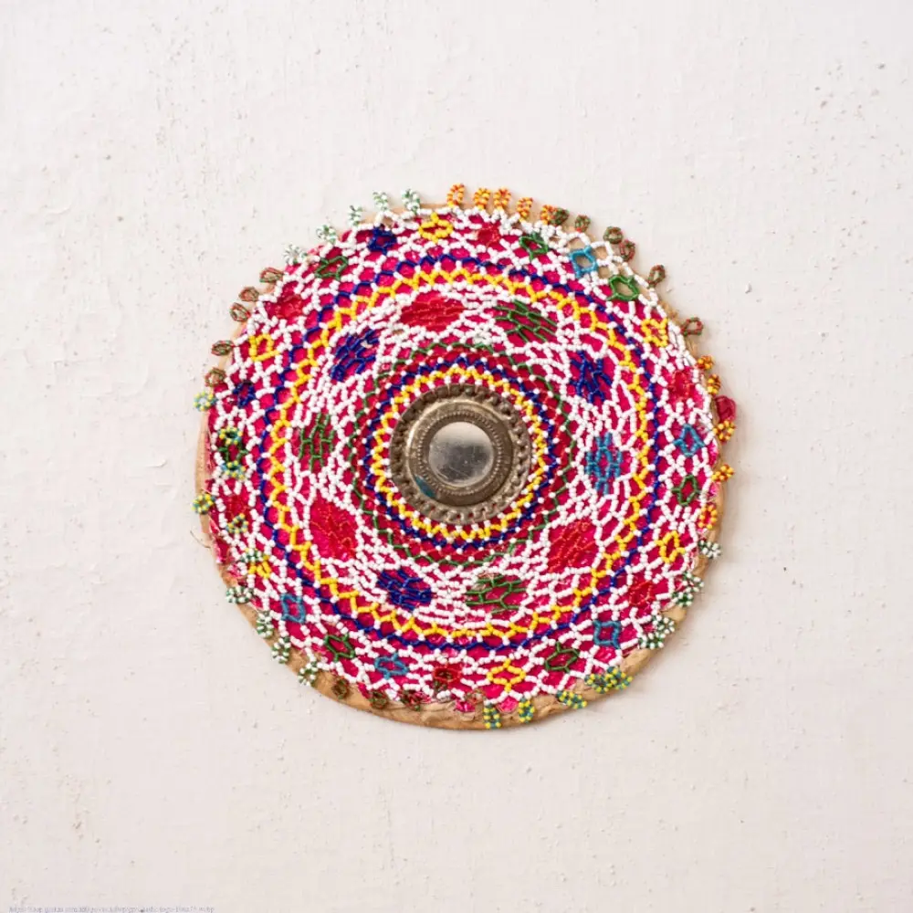 Handmade Antique Bead Work  ~ Wall Decor