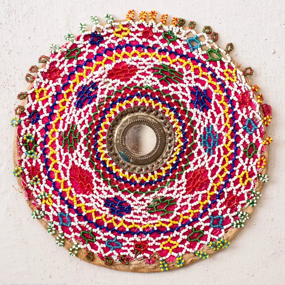 Handmade Antique Bead Work  ~ Wall Decor