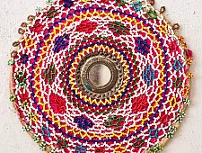 Prachin . प्राचीन ❦ Handmade Antique Bead Work  ~ Wall Decor