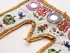 Prachin . प्राचीन ❦ Handmade Antique Bead Wall Hanging - Toran