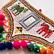 Handmade Antique Bead Work  ~ Wall Hanging Horse Motif