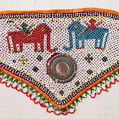 Prachin . प्राचीन ❦ Handmade Old & Antique Bead Work  ~ Mahavat Motif