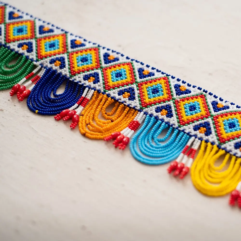 Handmade Bead Temple Toran