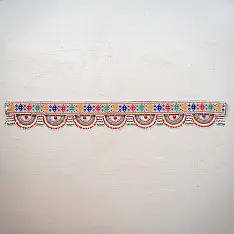 Shubh - Labh ⁂ Saurashtra Handcraft ~ Bead Toran ( 42")