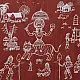 Traditional Muriya Painting | Bhitti Chitra chhatisgarh - Danteshwari Jatra