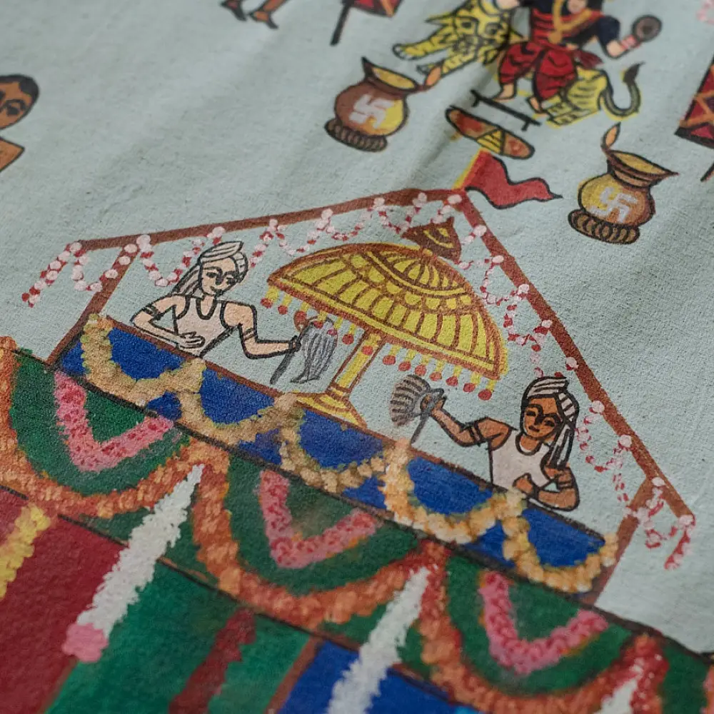 Traditional Muriya Painting | Bhitti Chitra chhatisgarh - Goncha Parav