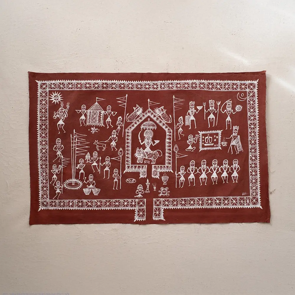 Traditional Muriya Painting | Bhitti Chitra chhatisgarh