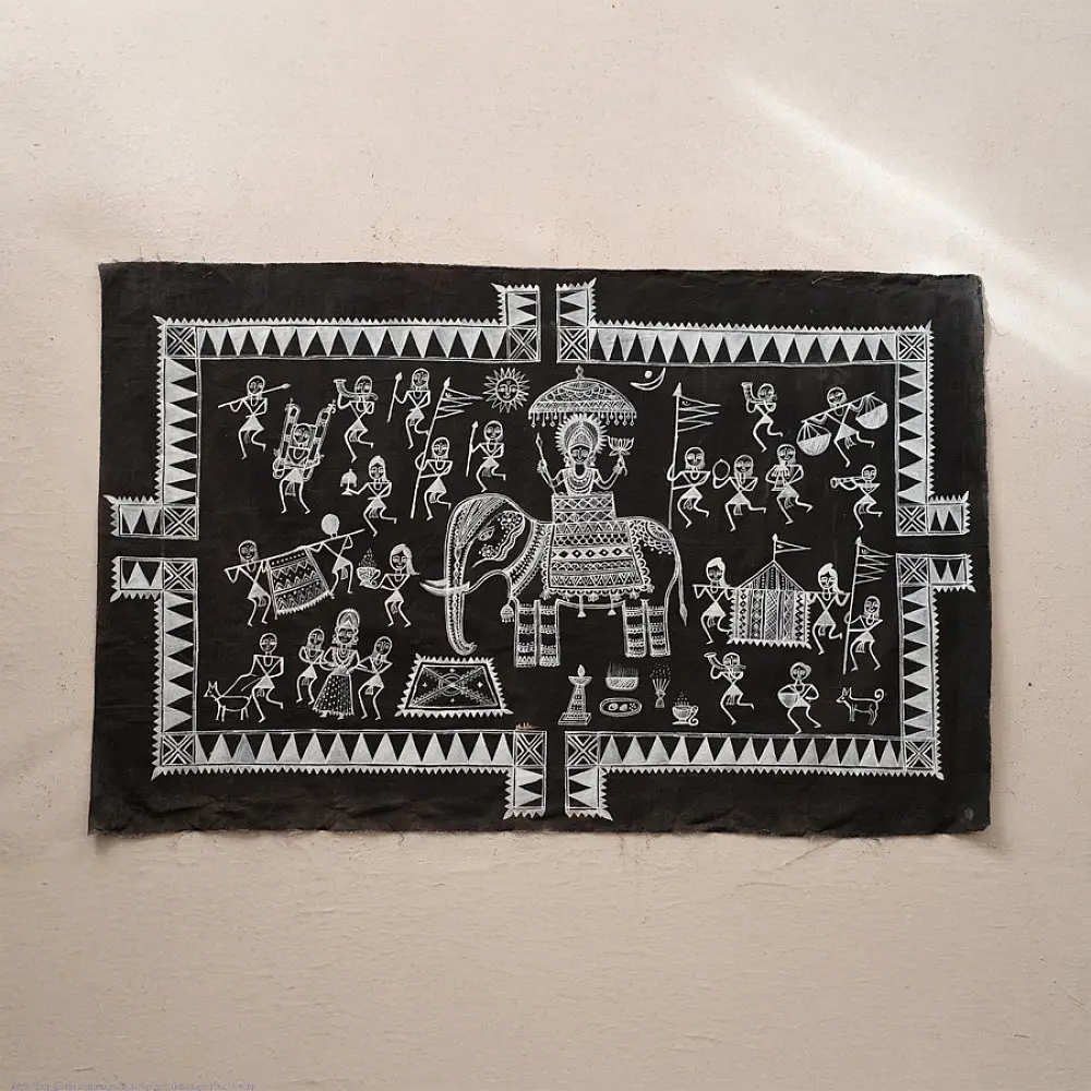 Traditional Muriya Painting | Bhitti Chitra chhatisgarh