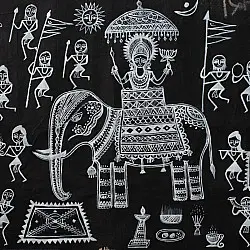 Muria Painting | Bhitti Chitra - Mavli Parav